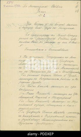 57 BASA-3K-10-20-41-première Aleksandar Tsankov Gouvernement, 1923 Banque D'Images