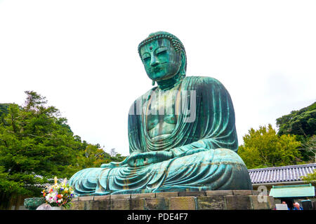 Tokyo Daibutsu Bouddha Géant de Tokyo à Jorenji Kamakura Temple Tokyo Japon Asie Banque D'Images