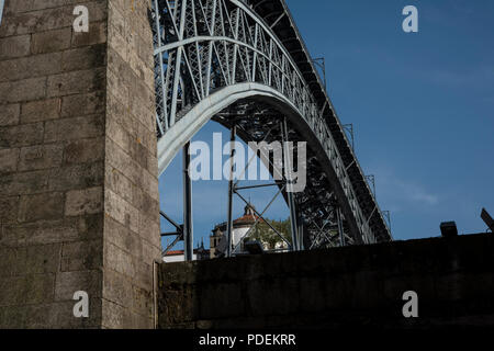 De Ponte Dom Luís I, Porto, Portugal Banque D'Images