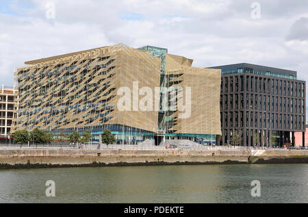 Édifice de la Banque centrale de Dublin Banque D'Images