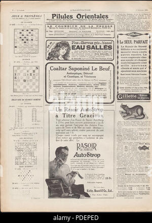 239 No 3774 3 juillet 1915, scan 33, Annonces 6 Banque D'Images