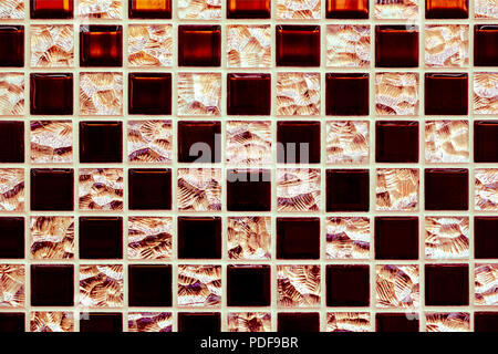 Pearl 600x600. Photo gros plan de la nacre de la mosaïque. Différentes nuances Banque D'Images