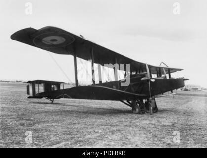 54 Handley Page 0-400 No 1 Sqn AFC 1918 Haïfa Banque D'Images