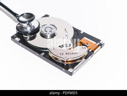 Disque dur de l'ordinateur Banque D'Images