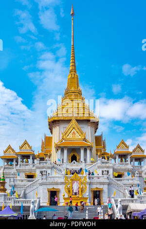 Wat Traimit temple, Bangkok, Thaïlande Banque D'Images