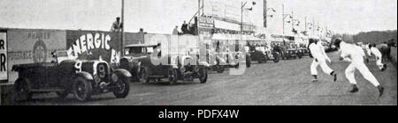 118 Départ des 24 Heures du Mans 1927 Banque D'Images