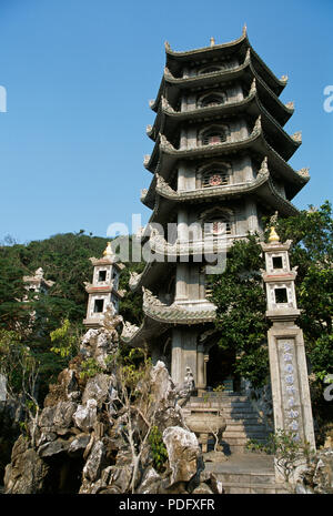 Xa Loi pagode à Thuy fils près de Danang dans la montagne de Marbre, Vietnam Banque D'Images