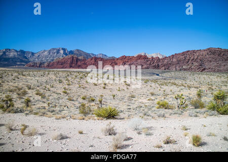 Chaînes de montagnes dans le Red Rock Canyon Conservation Area, Nevada Banque D'Images