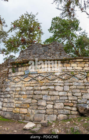 Les ruines de kuelap dans les montagnes andines de la région amazonienne du Pérou Banque D'Images