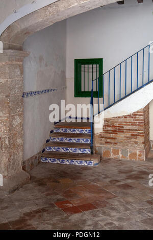 Hall d'entrée d'espagnol à Sitges, Espagne Banque D'Images