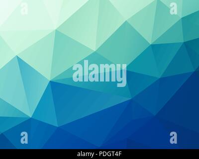 Abstract green blue background vector poly faible pastel Illustration de Vecteur