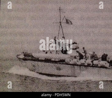 Roumain 282 Vospers motor torpedo boat Banque D'Images