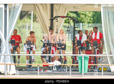 Rottach Egern, Allemagne. 09Th Aug 2018. FC Bayern Munich, Rottach Egern, Août 09, 2018 dans le camp de formation pour la préparation saison 2018/2019, le 9 août 2018, à Rottach-Egern Tegernsee, Allemagne. Crédit : Peter Schatz/Alamy Live News Banque D'Images