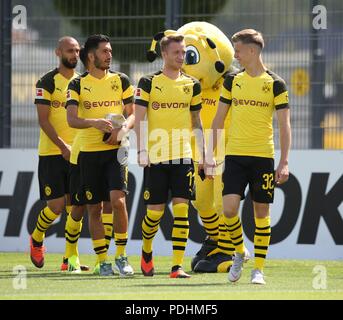 Dortmund, Allemagne. 10 août, 2018. firo : 10.08.2018, football, 1.Bundesliga, la saison 2018/2019, BVB, Borussia Dortmund, shoot photo, portraits, Sahin et REUS | Conditions de crédit dans le monde entier : dpa/Alamy Live News Banque D'Images
