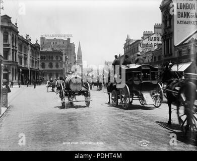 51 George Street, Haymarket, 1900 Sydney, c Banque D'Images