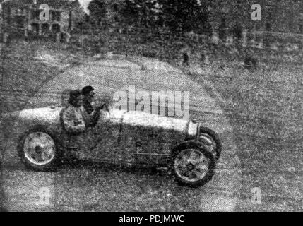 379 William Grover-Williams, vainqueur du GP de La Baule en 1931, sur Bugatti Banque D'Images