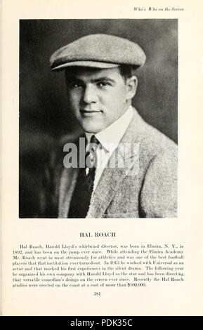 381 WP Hal Roach 1920 Banque D'Images