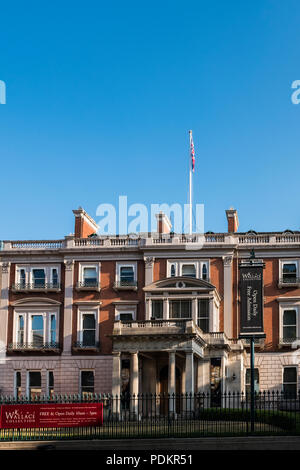 Hertford House, Manchester Square, Londres, Angleterre, Royaume-Uni Banque D'Images
