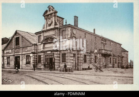 CIM 101 - PONT-DE-VAUX - La gare et les Halles Banque D'Images