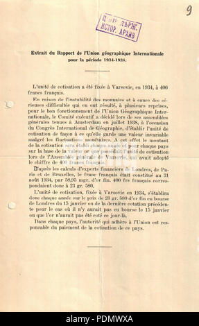 39 BASA-1524K-1-25-9-Bulgare Comité National de géographie Banque D'Images