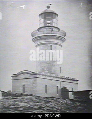 195 South Island Light solitaires, recadrée historique Banque D'Images