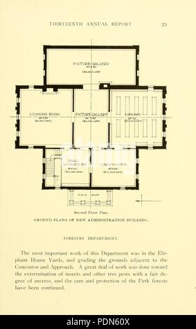 Rapport annuel de la New York Zoological Society (page 39) Banque D'Images