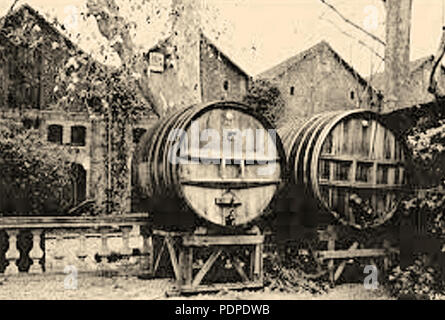 256 pavillons de Bercy, ancien quartier de négoce de vin Banque D'Images