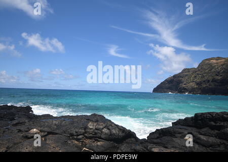 Point de Makapu'u Banque D'Images