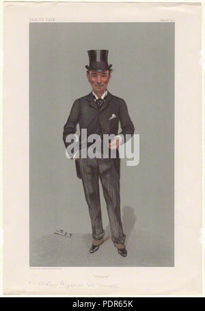 Par Sir Leslie Ward, chromolithographie, publié 1901 40 Charles Whitmore, Vanity Fair, 1901-05-16 Banque D'Images