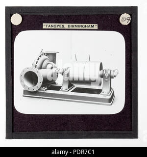 77 Diapositive - Tangyes Ltd Type BX, pompe centrifuge, vers 1910 Banque D'Images