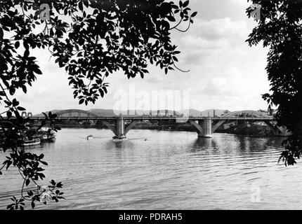 Archives de l'État du Queensland 101 134 Pont Jolly William Gray Street Brisbane c 1932 Banque D'Images