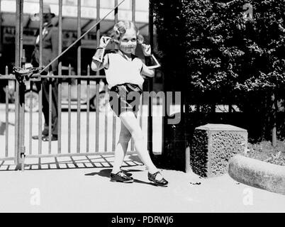 161 43192 SLNSW Patricia Mahoney de Dubbo tapdancer âgés de 4 à l'eisteddfod Tramway Ferroviaire Banque D'Images