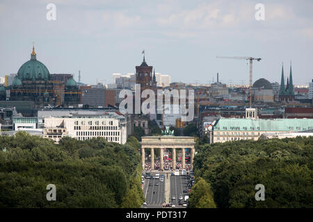 1788-91 von Carl Gotthard Langhans, Ansicht von der Osten Richtung Siegessäule Banque D'Images