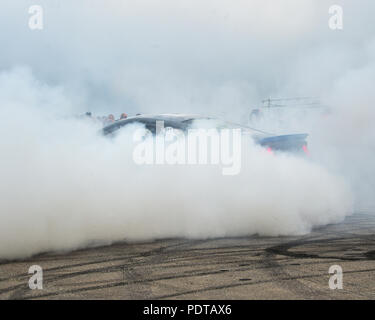 Vaughn Gittin Jr, Ford Mustang RTR, attraper ma dérive, Festival of Speed - le Silver Jubilee, Goodwood Festival of Speed 2018, mécaniques, automobile Banque D'Images