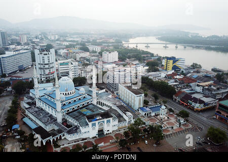 5 août 2018.Kuantan Pahang, Malaisie,.vue depuis Vue aérienne de Sultan Haji Ahmad Shah Mosque Banque D'Images