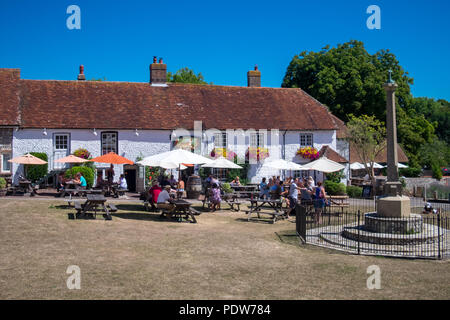 Le Tiger Inn, East Dean, East Sussex qui est situé à deux pas de la maison de retraite de Sherlock Holmes Banque D'Images