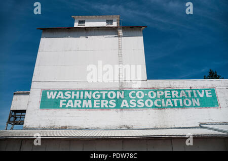 Washington Co-Operative Farmers Association bâtiment. Banque D'Images