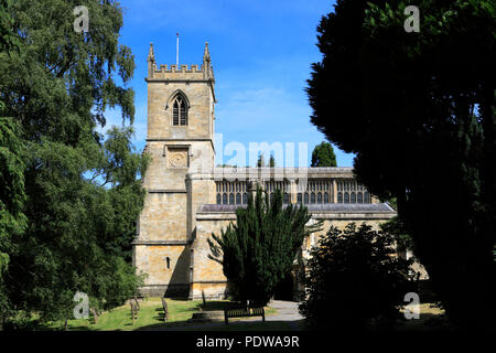 Église St Marys, Chipping Norton, Oxfordshire, ville des Cotswolds, England, UK Banque D'Images