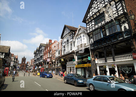 Art gallery partie bâtiment de la Chester rows sur Bridge Street chester cheshire england uk Banque D'Images