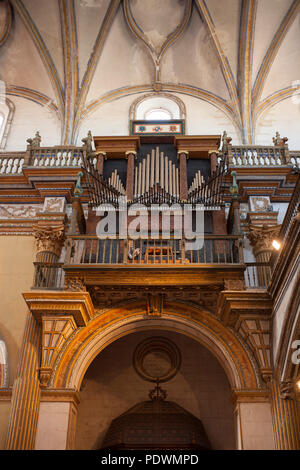 Ubeda ; Hospital de los Venerables Honrados y Viejos de Salvador. Orgel. Renaissancestadt ist die Unesco Welterbe Ubeda. Banque D'Images