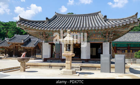 Yangsan, Corée du Sud - Aug 2, 2018 : temple de Tongdosa Yangsan City Banque D'Images