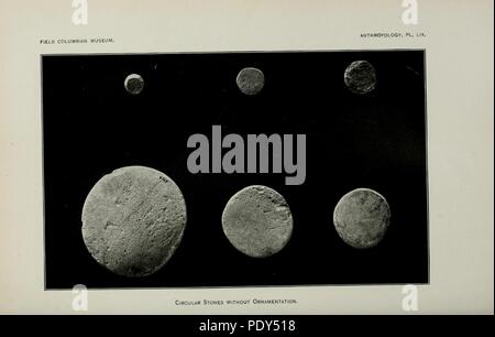 Les recherches archéologiques sur l'île de La Plata, l'Équateur Banque D'Images