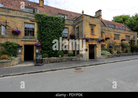 Le Manor House Hotel, Moreton-in-Marsh ville, Gloucestershire, Cotswolds, en Angleterre Banque D'Images