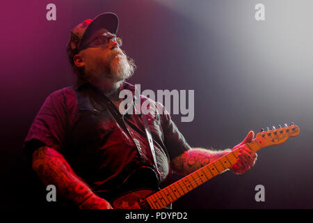 Lucero concert au House of Blues à Dallas, Texas, le 12 juin 2018. Ils faisaient partie de Frank Turner's World Tour. Banque D'Images