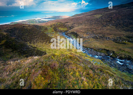 De beaux paysages et ruines de l'Irlande et l'Irlande du Nord de superbes paysages pittoresques du paysage irlandais. Banque D'Images
