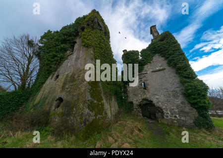 De beaux paysages et ruines de l'Irlande et l'Irlande du Nord de superbes paysages pittoresques du paysage irlandais. Banque D'Images