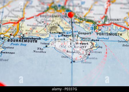 Suède Stockholm, 07 avril 2018 : les villes européennes sur la carte série. Libre de Calais Banque D'Images