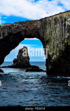 Arch Rock off Anacapa Island dans le Channel Islands National Parl en Californie Banque D'Images