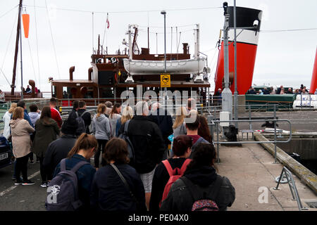 Waverley PS à Largs pier Banque D'Images