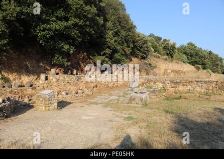 Oppidum Saint Vincent, Gaujac, France Banque D'Images